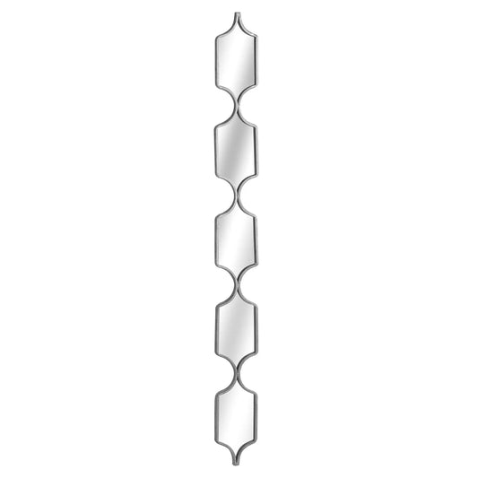 Square Decorative Hanging Collage Mirror In Silver Makur Interior