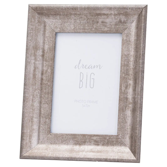 Convex Matt Silver 5X7 Frame Makur Interior