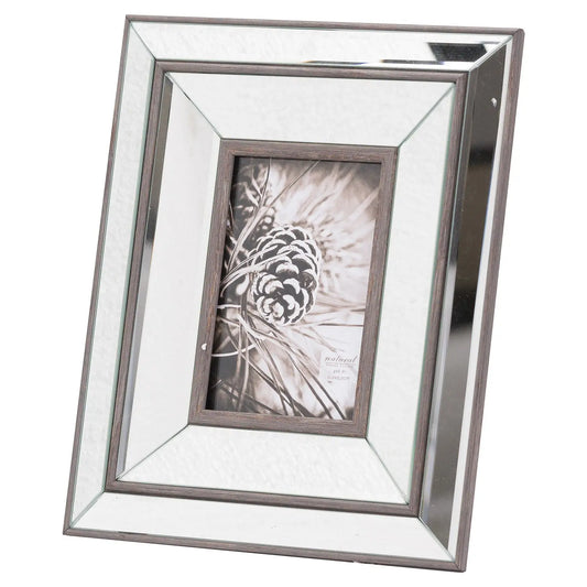 Tristan Mirror And Wood 4X6 Frame Makur Interior