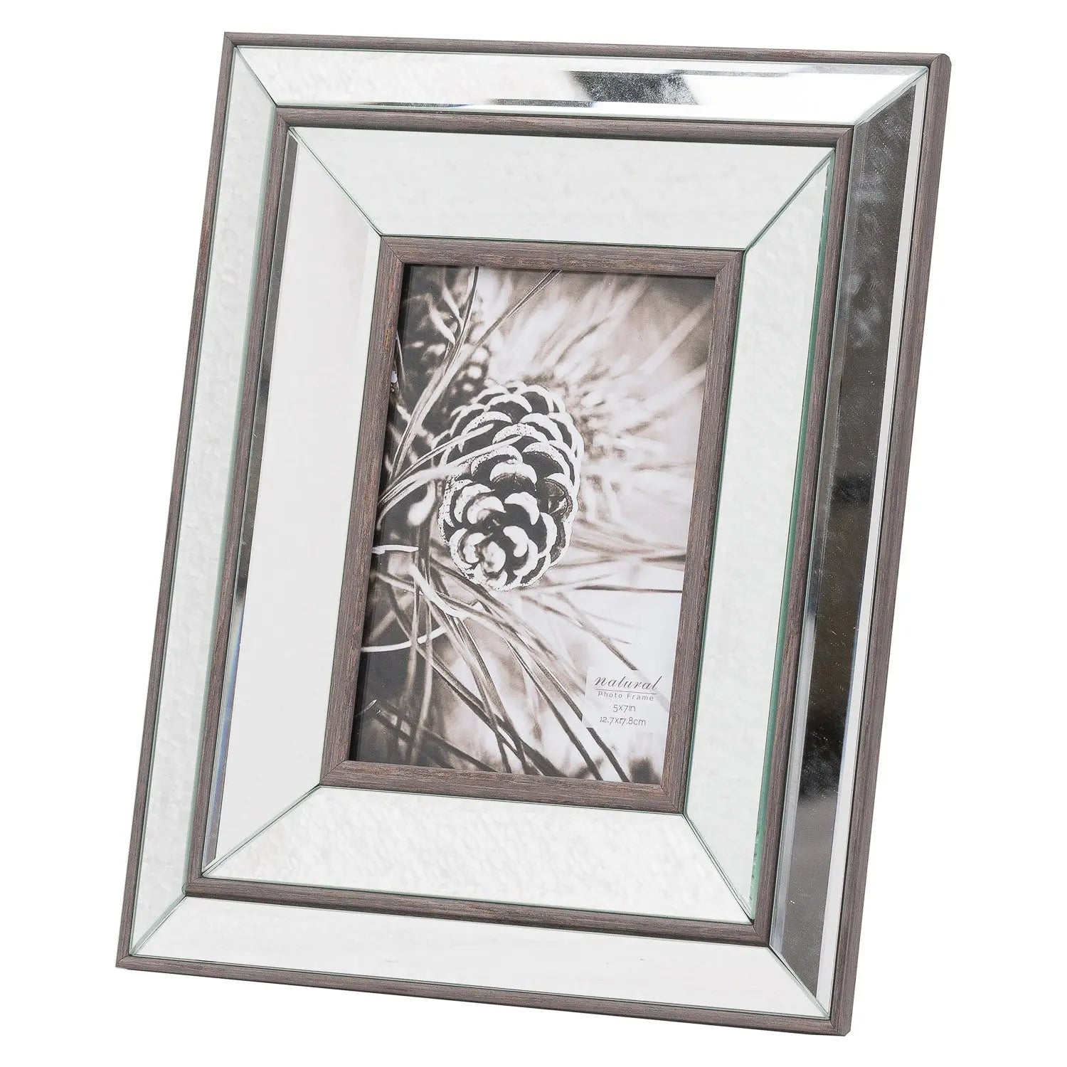 Tristan Mirror And Wood 5X7 Frame Makur Interior