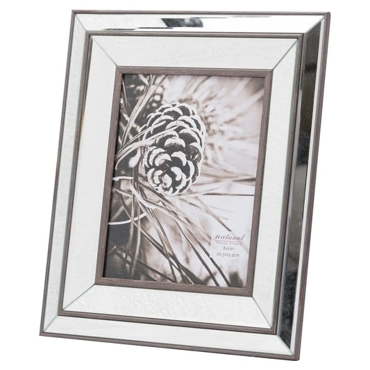 Tristan Mirror And Wood 8X10 Frame Makur Interior