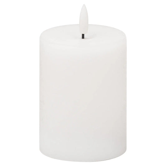 Luxe Collection Natural Glow 3x4 LED White Candle Makur Interior