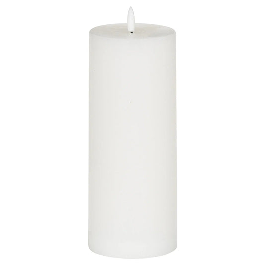 Luxe Collection Natural Glow 3.5x9 LED White Candle Makur Interior