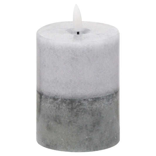 Luxe Collection Natural Glow 3x4 Stone LED Candle Makur Interior