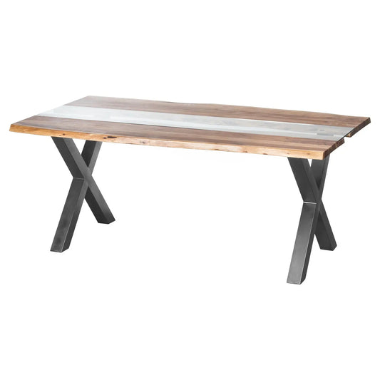 Live Edge Collection River Dining Table Makur Interior