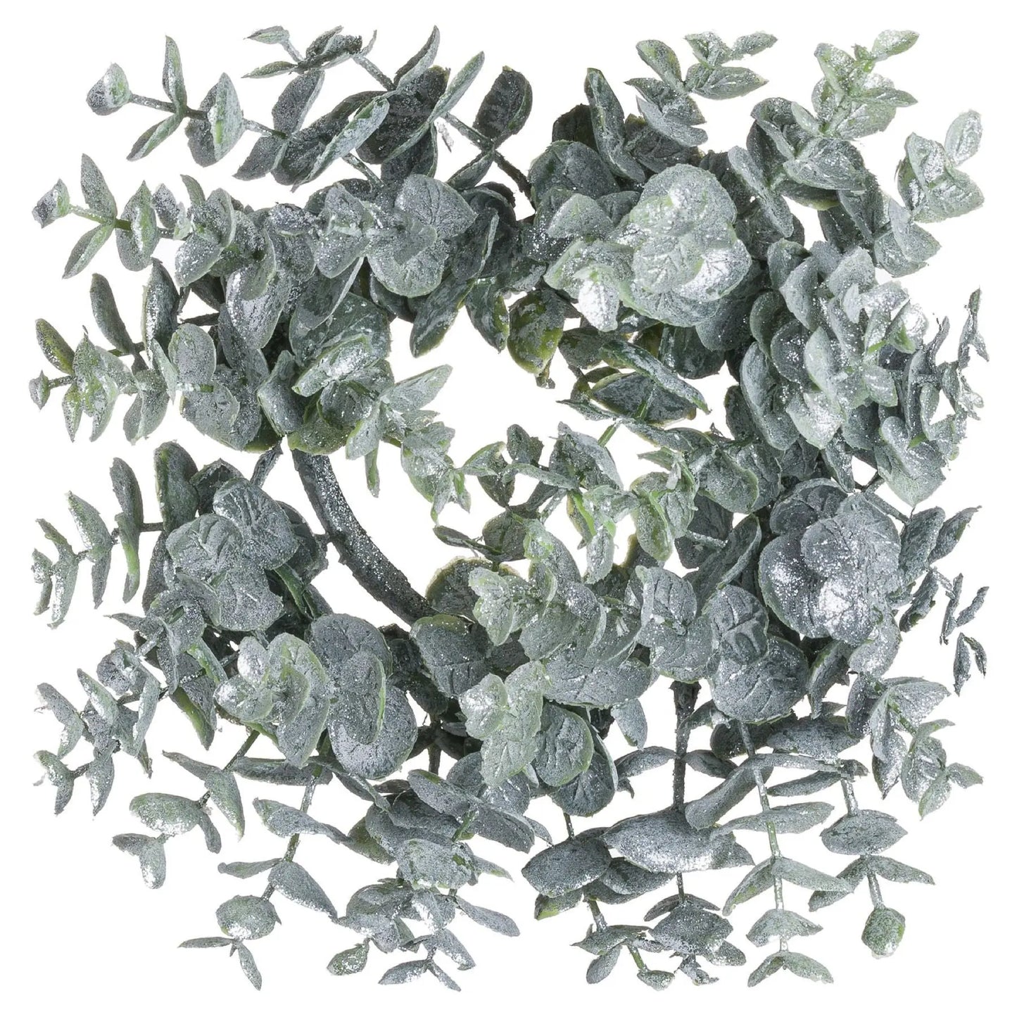 Small Frosted Eucalyptus Candle Wreath Makur Interior