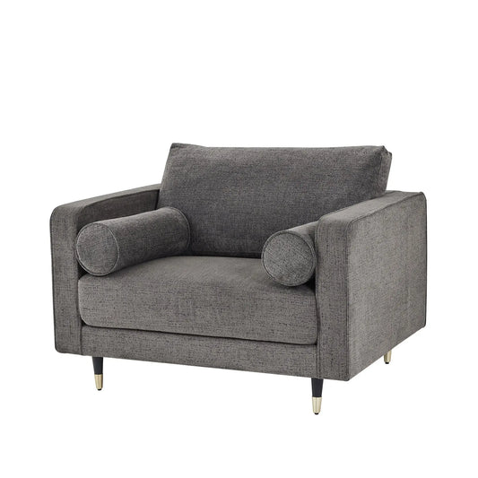 Hampton Grey Large Arm Chair Makur Interior