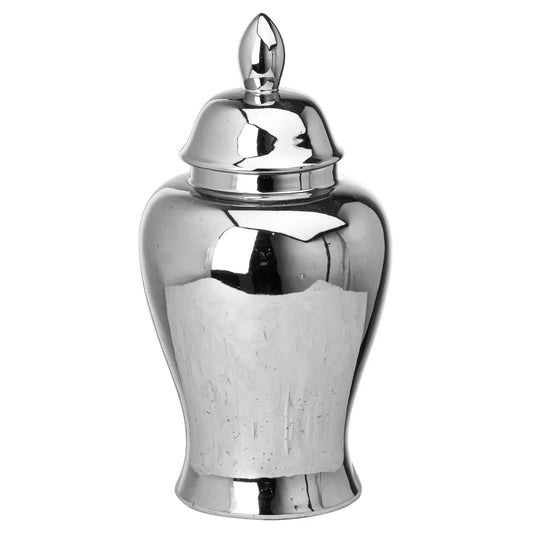 Chrome Large Ginger Jar Makur Interior