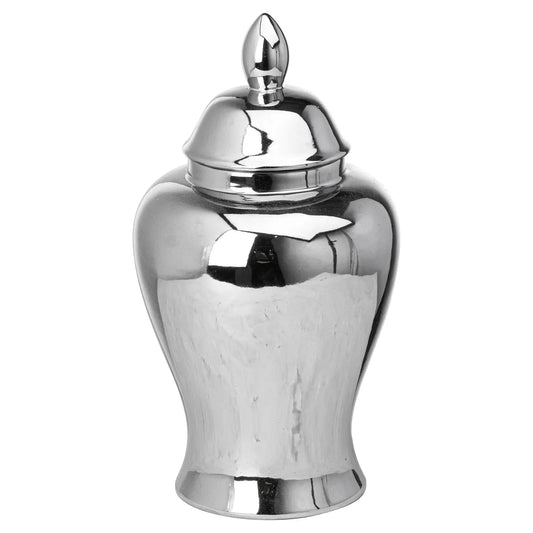 Chrome Ginger Jar Makur Interior
