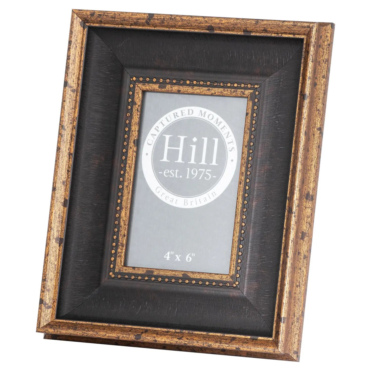 Black  Antique Gold Beaded 4X6 Photo Frame Makur Interior