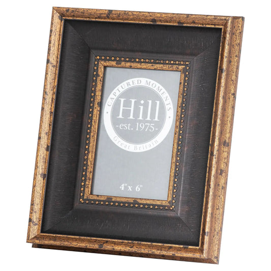 Black  Antique Gold Beaded 4X6 Photo Frame Makur Interior