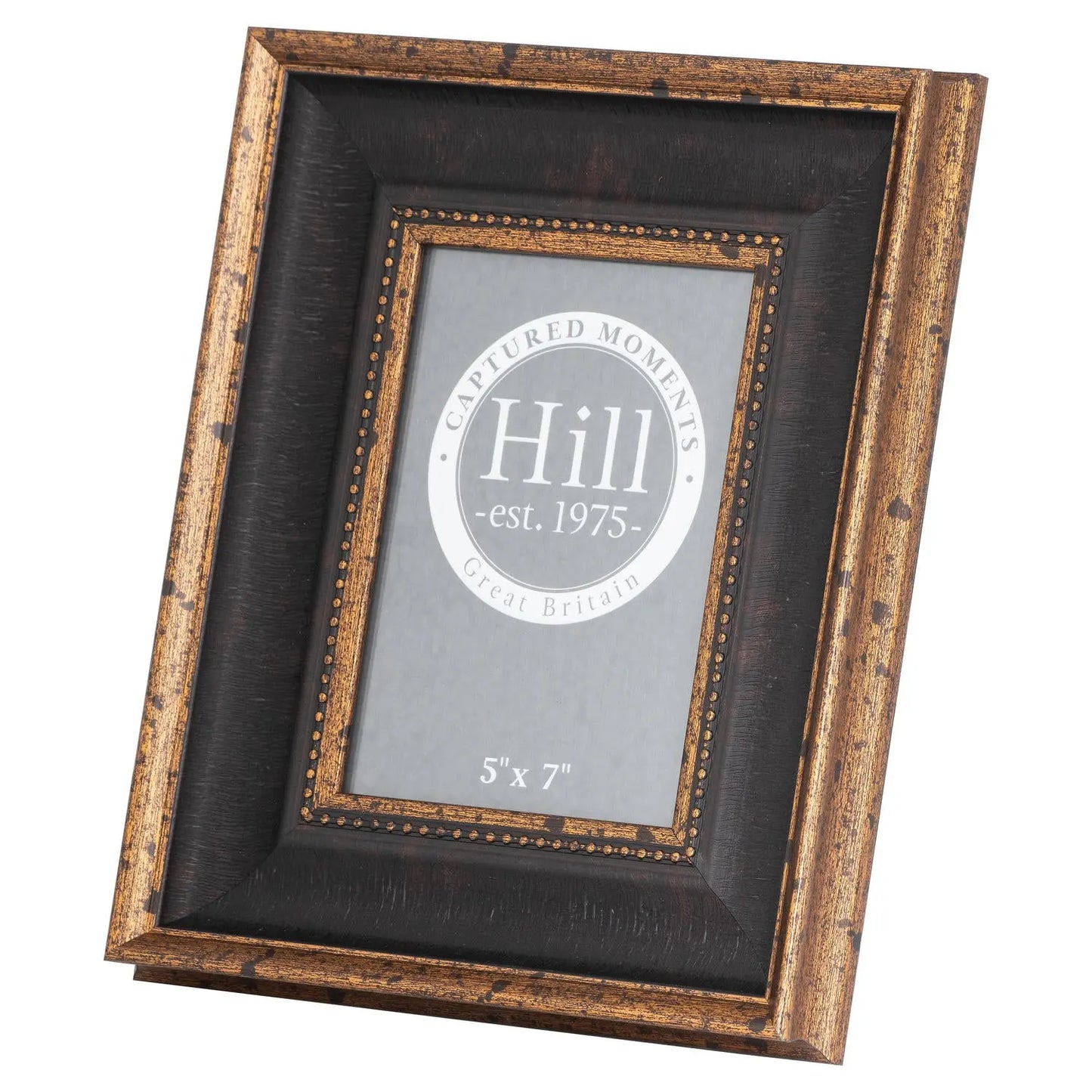 Black And Antique Gold Beaded 5X7 Photo Frame Makur Interior