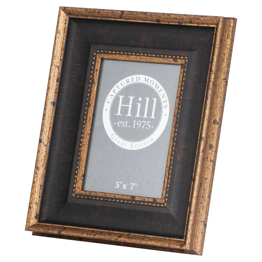 Black And Antique Gold Beaded 5X7 Photo Frame Makur Interior