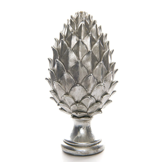 Tall Silver Pinecone Finial Makur Interior