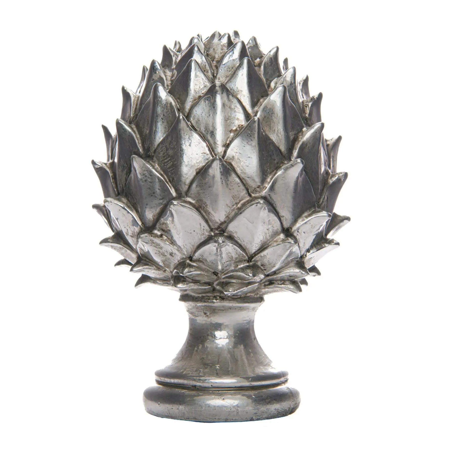 Silver Pinecone Finial Makur Interior