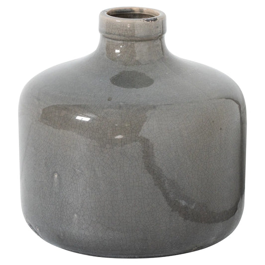Garda Grey Glazed Chive Vase Makur Interior