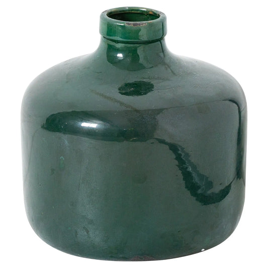 Garda Emerald Glazed Chive Vase Makur Interior