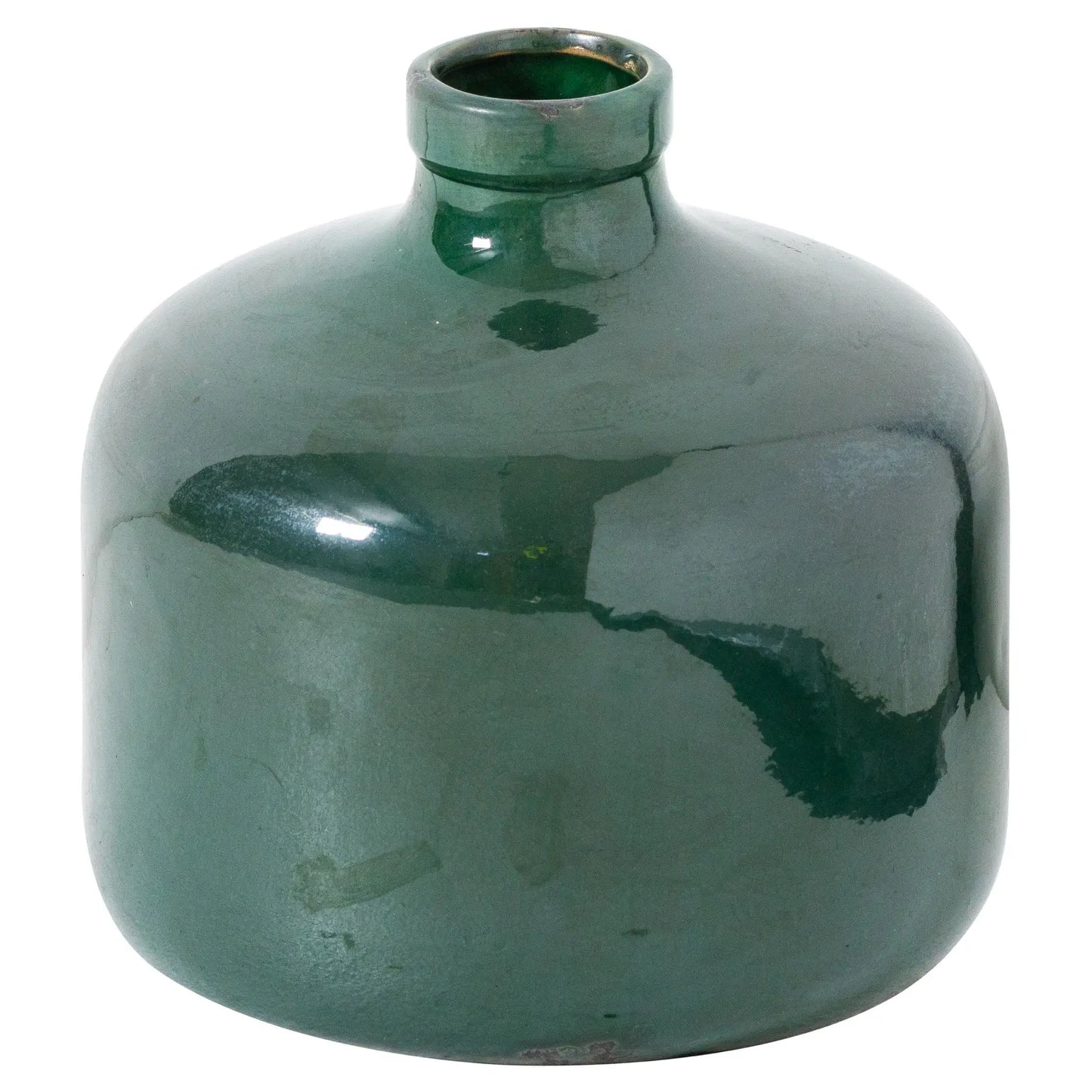 Garda Emerald Glazed Eve Vase Makur Interior