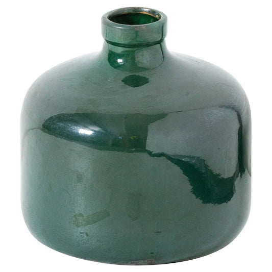 Garda Emerald Glazed Eve Vase Makur Interior