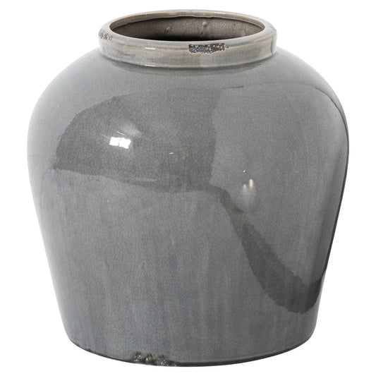 Garda Grey Glazed Juniper Vase Makur Interior
