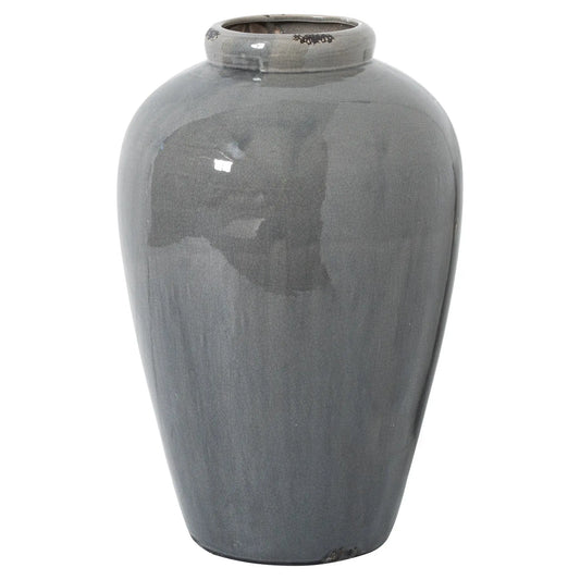 Garda Grey Glazed Tall Juniper Vase Makur Interior