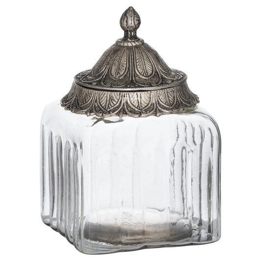Moroccan Style Lidded Medium Display Jar Makur Interior