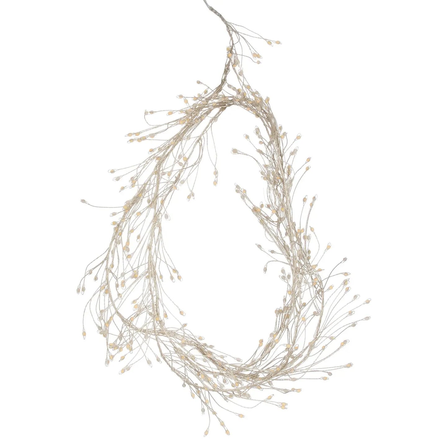2.75m\9ft Plug-In LED 8 Sequence Warm White Cluster String Makur Interior