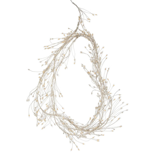 2.75m\9ft Plug-In LED 8 Sequence Warm White Cluster String Makur Interior