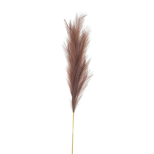 Taupe Large Faux Pampas Grass Stem Makur Interior