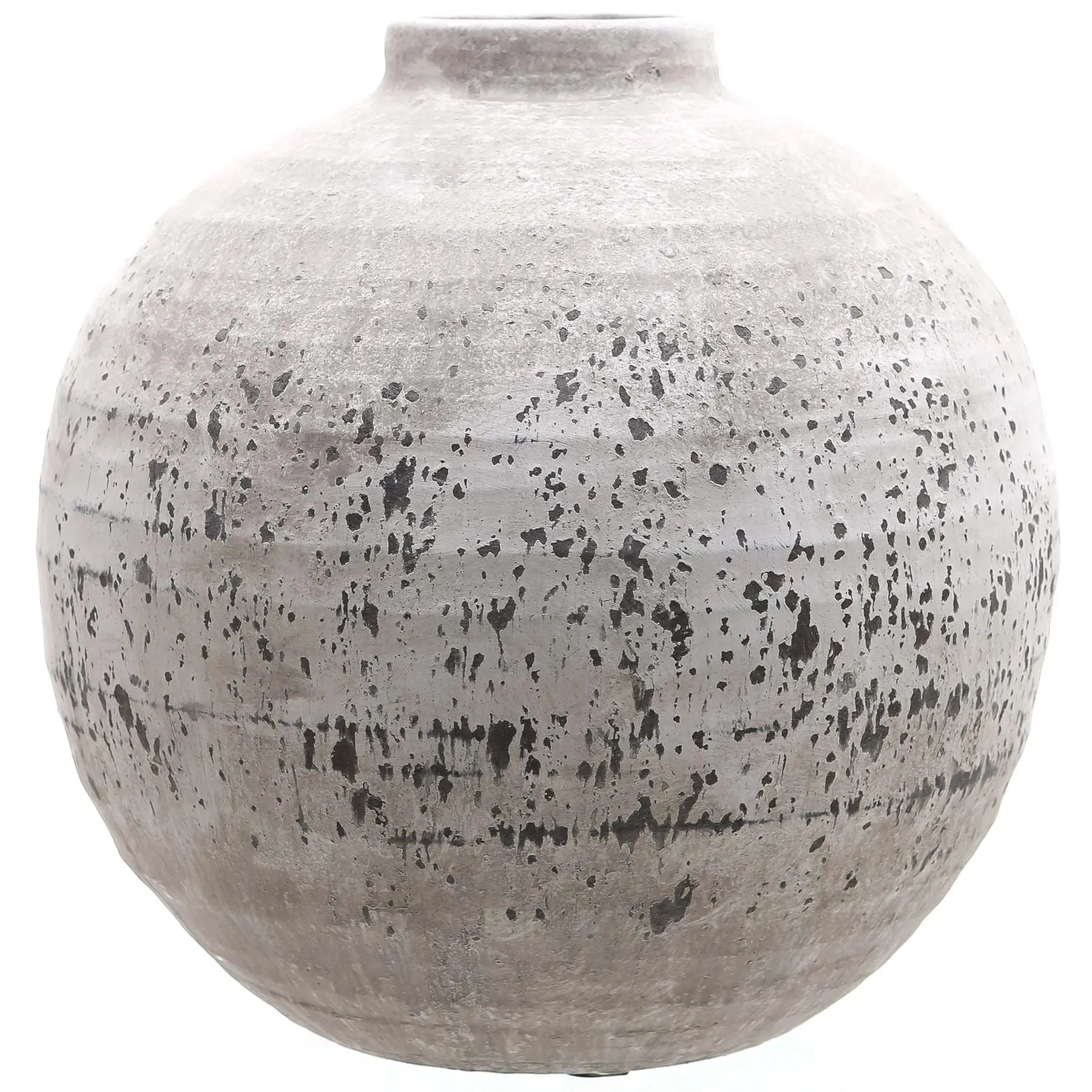 Tiber Large Stone Ceramic Vase Makur Interior