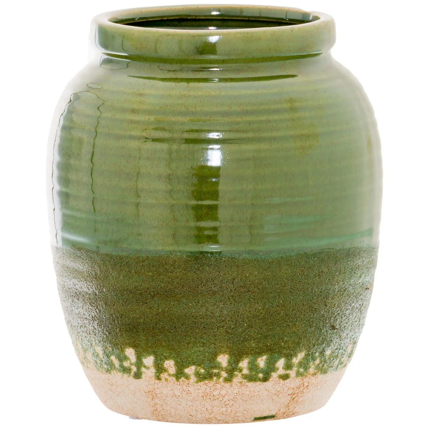 Seville Collection Olive Bulbous Vase Makur Interior