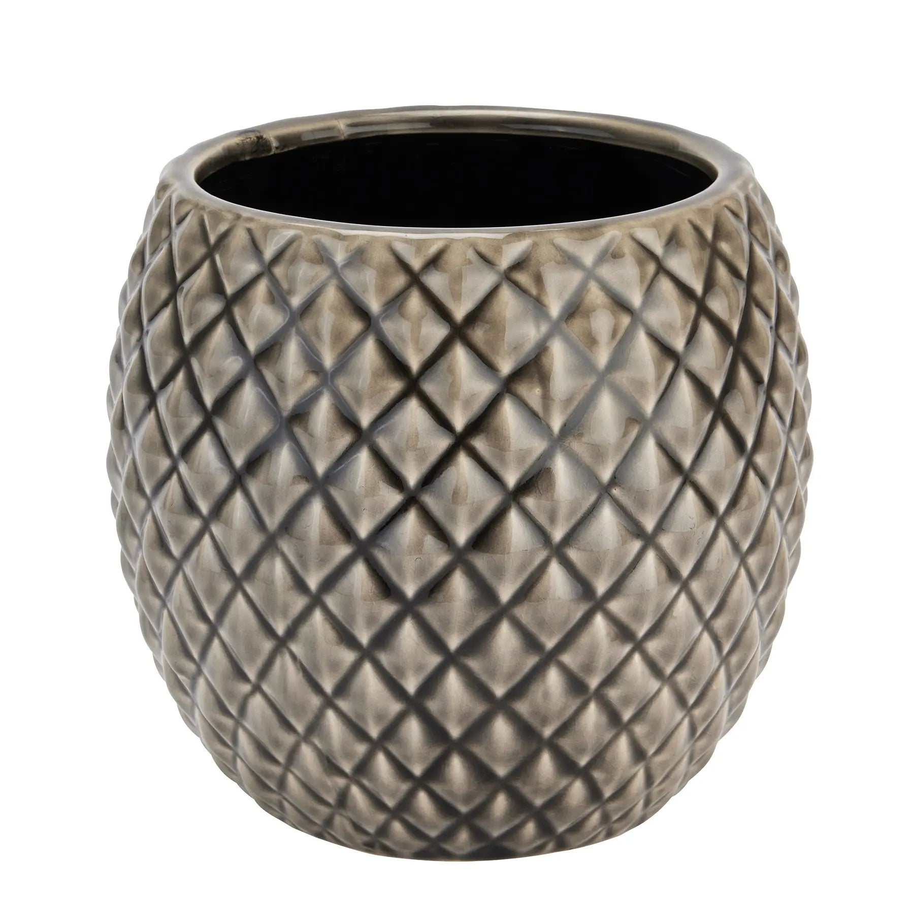 Seville Collection Grey Diamond Planter Makur Interior