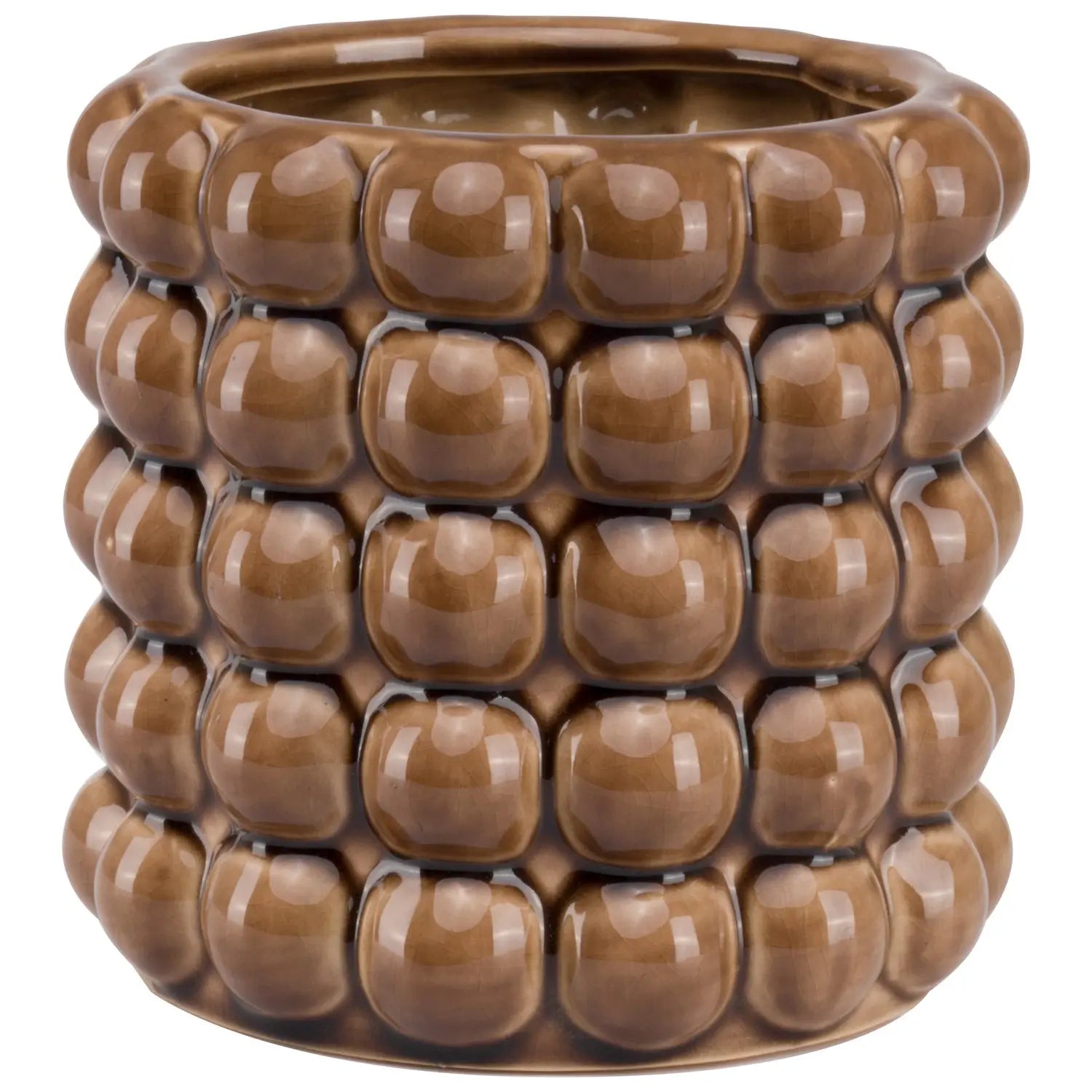 Seville Collection Caramel Bubble Planter Makur Interior