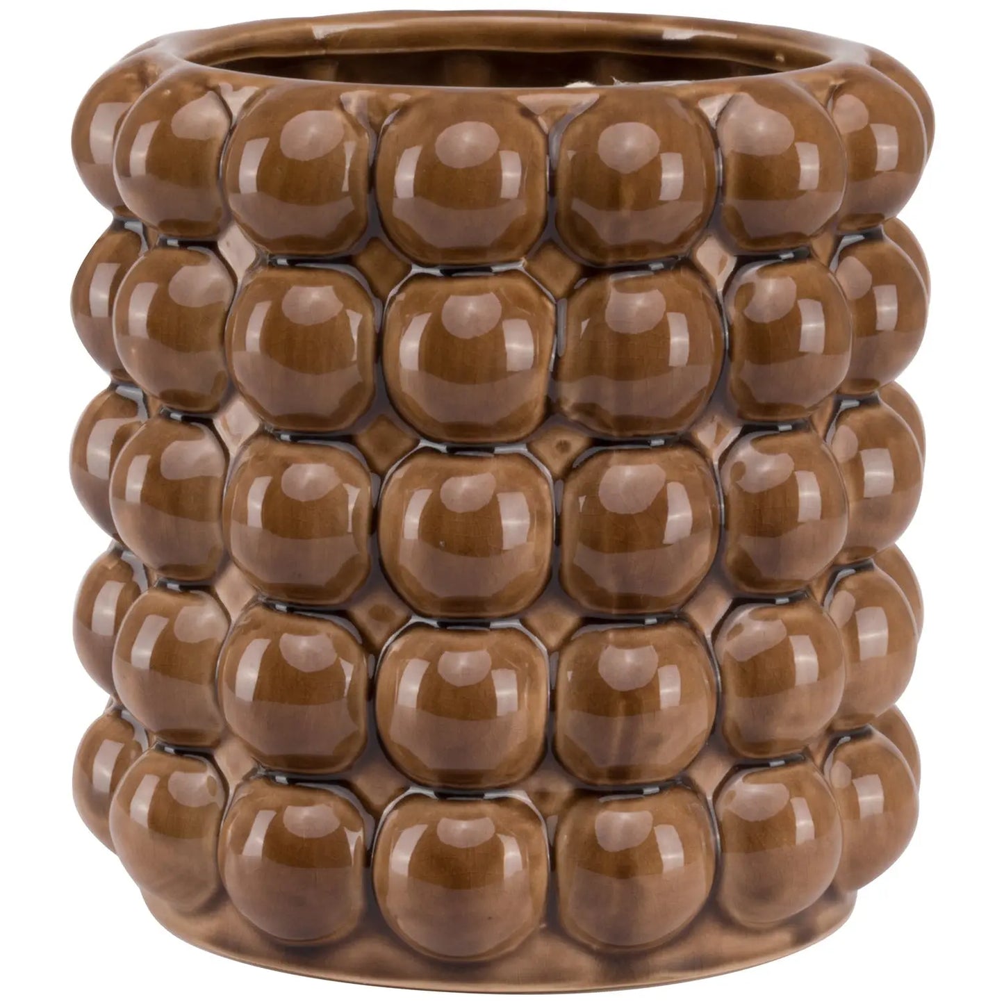 Seville Collection Large Caramel Bubble Planter Makur Interior