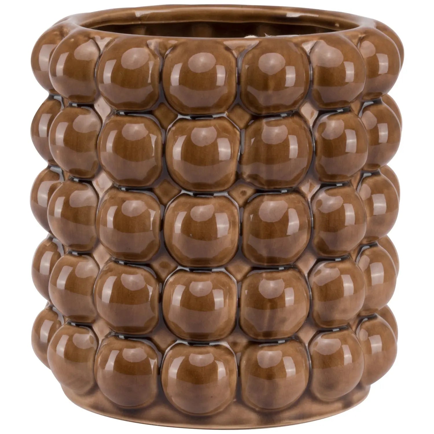 Seville Collection Large Caramel Bubble Planter Makur Interior