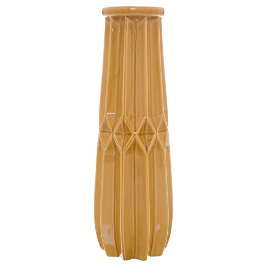 Seville Collection Tall Ochre Vase Makur Interior