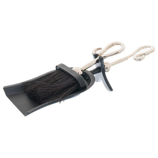 Chrome Crook Handled Hearth Tidy Makur Interior