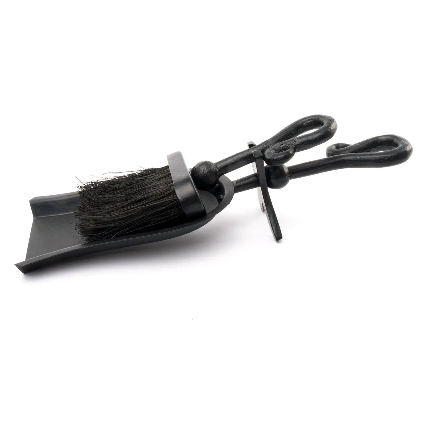 Black Crook Handled Hearth Tidy Makur Interior