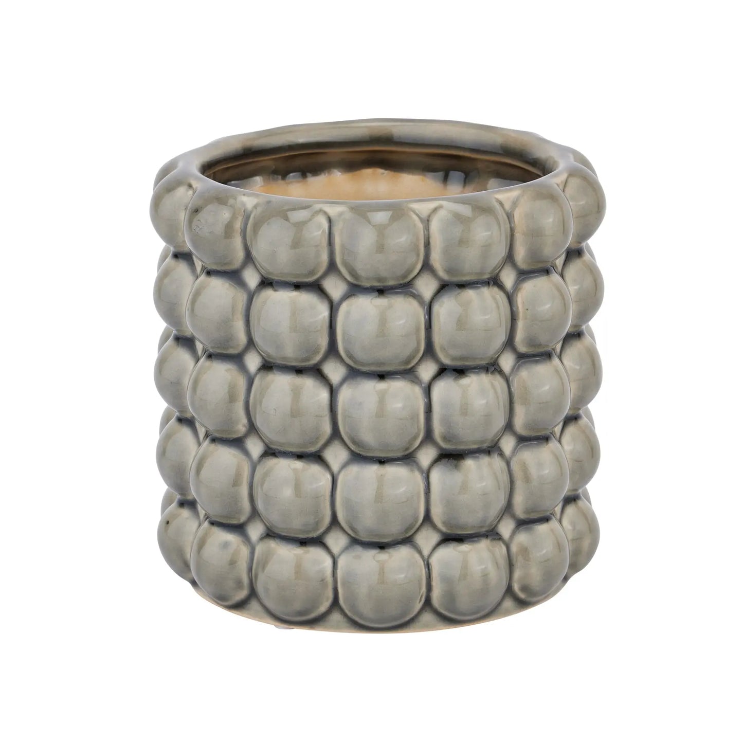 Seville Collection Grey Bubble Planter Makur Interior