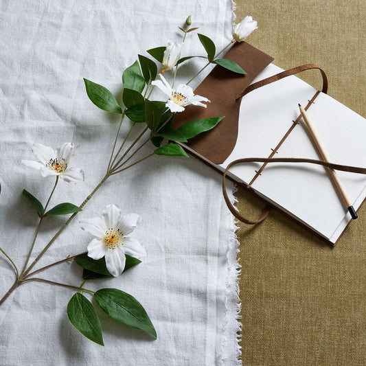 White Florida Clematis Makur Interior