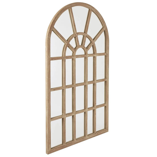 Copgrove Collection Arched Paned Wall Mirror Makur Interior