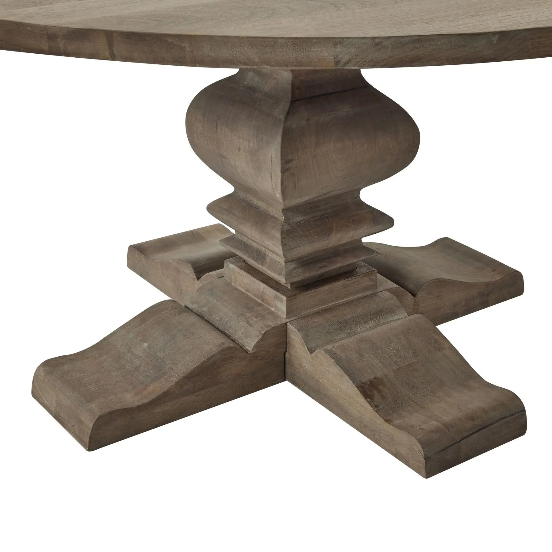Copgrove Collection Round Pedestal Dining Table Makur Interior