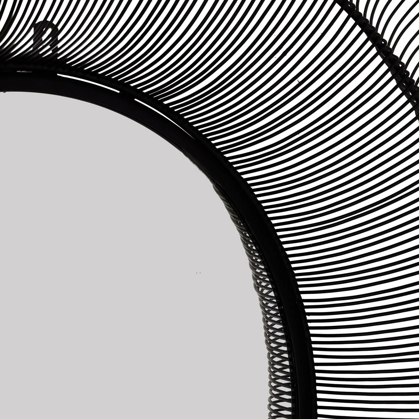 Chico Black Large Wire Mirror Makur Interior