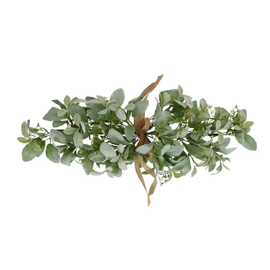 Winter Spray Arrangement With Lambs Ear And Wax Flower Makur Interior