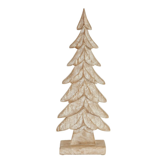Carved Wood Large Christmas Tree Makur Interior