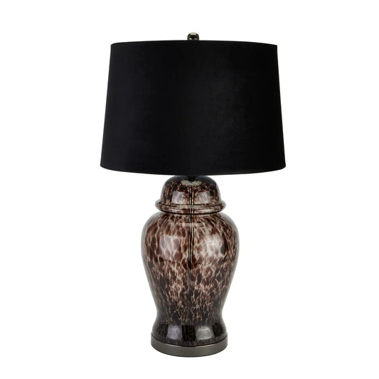 Black Dapple Acanthus Lamp Makur Interior