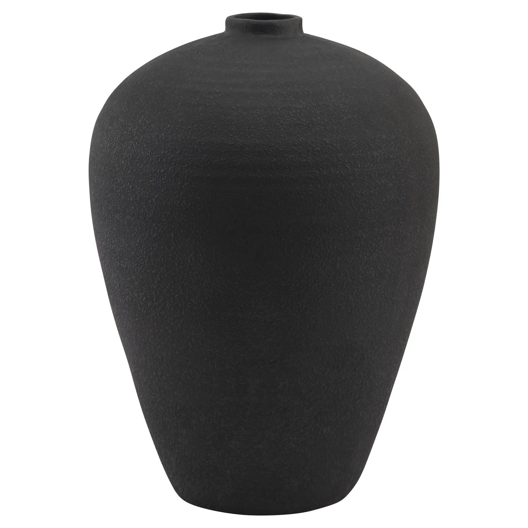 Matt Black Tall  Astral Vase Makur Interior