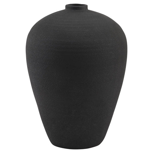 Matt Black Tall  Astral Vase Makur Interior
