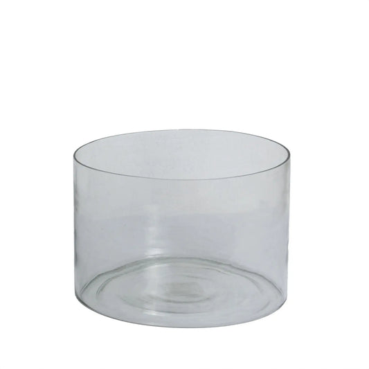 Tasman Glass Cylinder Vase Small Makur Interior