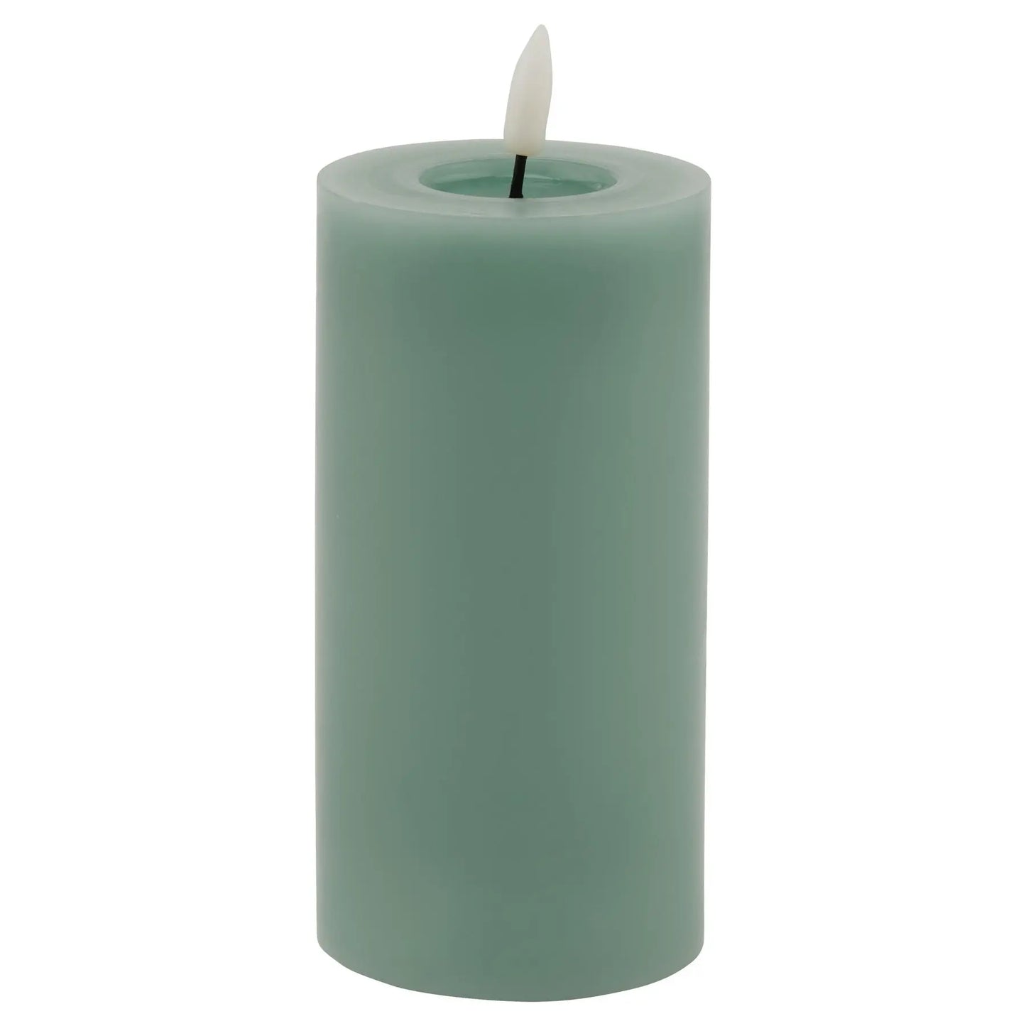 Luxe Collection Melt Effect 3x6 Sage LED Wax Candle Makur Interior